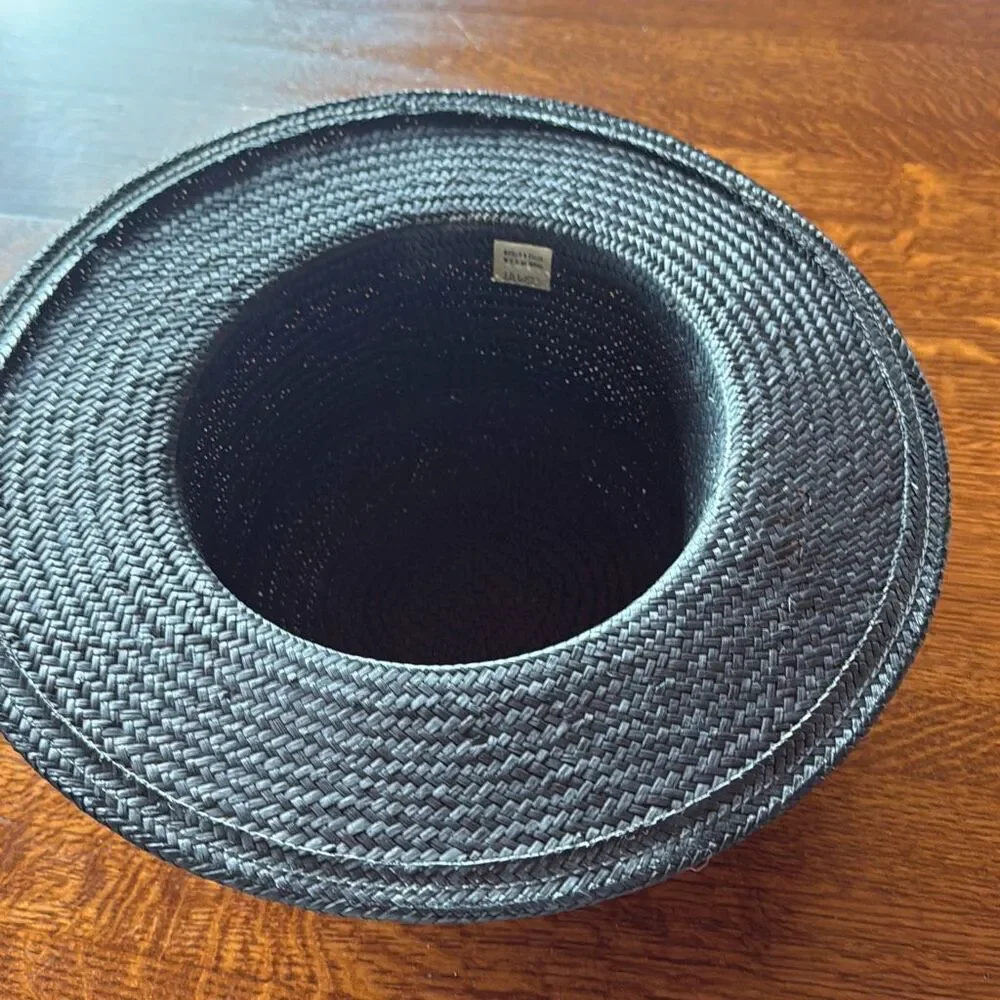 Vintage ESPIRIT Black Straw Hat Women’s Size Small - Picture 10 of 11